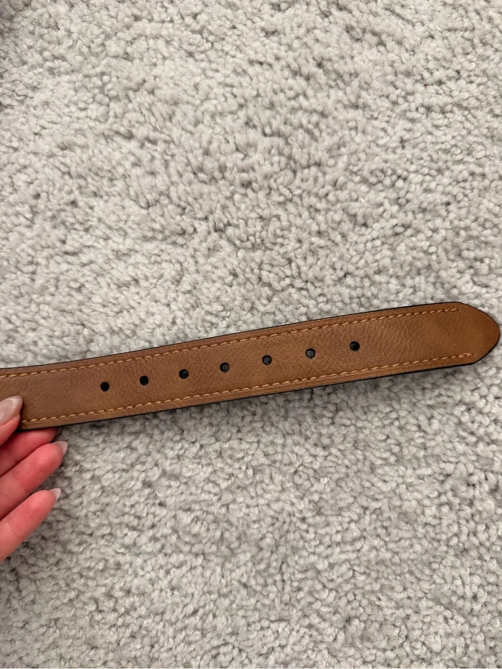 Columbia Women’s Reversible Leather Belt – Size Medium (26-28)